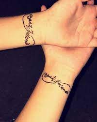 A heart tattoo is a classical way to show your love to someone, but if you're looking for some notable design for your friendship, outline heart tattoos just for you. 250 Matching Best Friend Tattoos For Boy And Girl 2021 Small Friendship Symbols