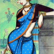 Mojarto Female Art Painting Indian Art Paintings Indian Folk Art