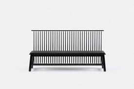 Handmade small indoor or outdoor bench with shelf pine unfinished wood ready to paint or stain rustic farmhouse country primitive simple. 10 Easy Pieces Modern Black Farmhouse Benches Remodelista