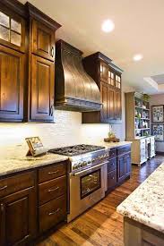 Kitchen Cabinets In 2020 Rustic Kitchen Backsplash With Dark Cabinets Espresso Kitchen Cabinets