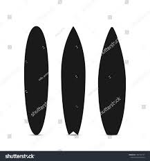 Download Surfboard Set Black Silhouette Of Surfboard Vector Illustration Isolated On White Background Sponsored Black Silhouette Silhouette Illustration Surfboard