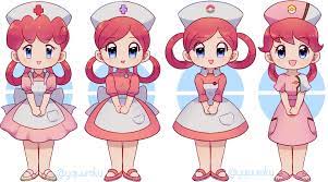 Nurse Joy By Yajuuu Deviantart Com On Deviantart Pokemon Characters Nurse Drawing Pokemon Alola