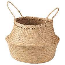 fladis basket seagrass ikea belly fake vines outdoor