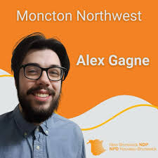 The NB NDP is thrilled to announce that Alex Gagne, housing rights activist  and former Vice-President of the New Brunswick NDP, is our candidate for  Moncton Northwest in the 2024 provincial election.