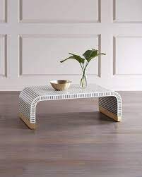 The larger table measures 42 diameter x 16.5 h, and the taller one is 28 diameter x 20 h. Zaams Coffee Table Handcrafted Bone Inlay Amazon In Furniture