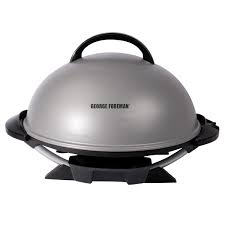 indoor outdoor 15 serving domed electric grill silver