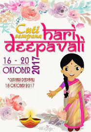 Adalah dimaklumkan bahawa perayaan deepavali akan disambutoleh masyarakat india pada hari sabtu, 17 oktober 2009. Facebook