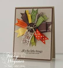 Love It What A Great Use Of Ribbon Paper Crafter S Library 09 06 12 Ribbon Cards Card Craft Cards Handmade