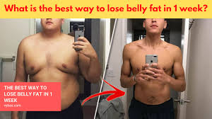 Losing belly fat in a week is possible if you eat properly. The Best Way To Lose Belly Fat In 1 Week Healthy Living Forum