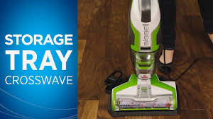 Bissell Crosswave Premier Multi Surface Wet Dry Vacuum Reviews Using The Easy Clean Storage Tray With Your Crosswave Youtube