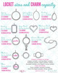 Origami Owl Locket Sizes And Charm Capacities For Fall 2016