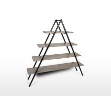 Idmarket étagère échelle scandinave bois blanc et façon hêtre. Etagere Echelle En Beton Et Acier Rangement Design Moderne Et Indus