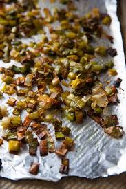 Farro with Crispy Leeks and Marinated Chickpeas