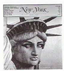 Peter Palazzo (diretor de arte), capa para New York, 1965. Para um número  especial sobre questões das mulheres e o seu desejo de maior liberdade e  igualdade, Palazzo aplicou sombra e rímel