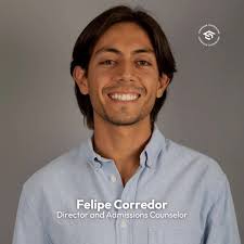 Meet Felipe Corredor, our Director and Lead Admissions Counselor 🎓⁠ ⁠  Felipe holds degrees in Philosophy and Business from the University of  Chicago. With a passion for guiding students through the admissions