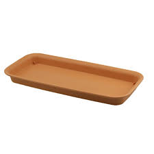 5.0 out of 5 stars. Rescozy 16 Inch Plastic Rectangular Planter Tray Flower Pot Saucer Light Brown Buy Online In Bahamas At Bahamas Desertcart Com Productid 45645034
