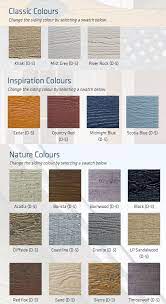 Canexel is een kant en klaar gevel bekledingsysteem op basis van geperste houtvezels met de voordelen van hout. Canexel Colour Chart Arcan Aluminium