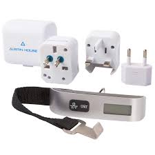 Austin House Digital Scale And Adaptor Travel Kit