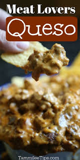 Easy Meat Lovers Queso Recipe In 2020 Queso Recipe Crock Pot Queso Cheese Dip Recipes