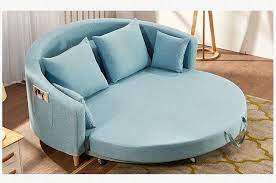 Round Fabric Sofa Bed Functional Fabric Sofa Fabric Sofa Bed Furniture Fabric Sofa