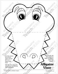 Custom hats personalized beanies visors ball caps headsweats. Alligator Visor Pattern Printable Arts And Crafts Skills Sheets