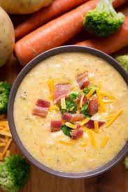 Loaded Broccoli Cheese Potato Soup Recipe Yummly Recipe Broccoli And Cheese Delicious Soup Recipes Soup Recipes