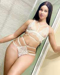 Nigerian transgender, Deevah, shows off his body in sexy lingerie