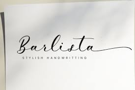 Start by learning more about fonts and how to d. Barlista Calligraphy Font Download Fonts