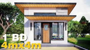Prospect house by breathe architecture. Small House Design 4x4 16 Sqm Youtube
