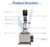 1L Single Layer Glass Reactor | China 1L Single Layer Glass ...