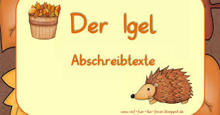 Igel Gs Abschreibtexte Pdf Abschreibtexte Reif Fur Die Ferien Igel