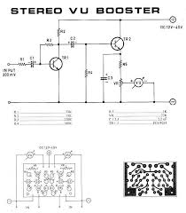 The extra diode (d3) is included to ensure that the dc to the leds is almost unfiltered. Stereo Vu Booster Electronic Schematic Diagram