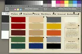 International Harvester Paint Chart