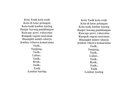 We did not find results for: Lirik Lagu Kota Resik Tasikmalaya Kota Pdf