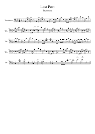 For 20 years we provide a free and legal service for free sheet music. Last Post Sheet Music For Trombone Solo Musescore Com