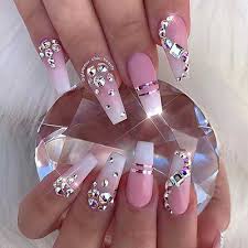 Amazingly Beautiful Nail Art Designs With Rhinestones Besides looking edgy and feminine, coffin nails, or ballerina nails are also great accessories if you would like to add a unique vibe to your look. amazingly beautiful nail art designs