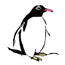 Penguin By Drknice Stencil Art Penguins Original Artwork