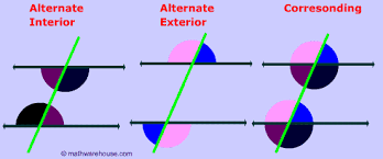 Parallel Line Transversal Angle Picture Math Geometry 8th Grade Math Math Lessons