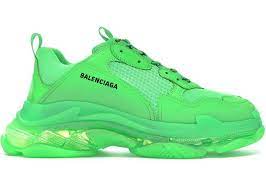 > > balenciaga triple s beige green yellow (2020 reissue). Balenciaga Triple S Neon Green Clear Sole Heartbroken Club