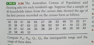 We'll start with the survey response dataset from last week. Solved P3 25 3 26 The Australian Census Of Population And Chegg Com