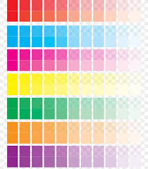 Color Chart Rgb Color Model Printing Yellow Png