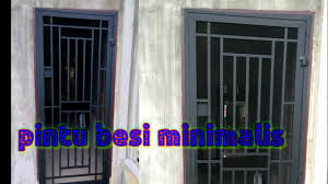 Saat ini, pintu besi seringkali dipakai sebagai pintu utama di rumah. Pintu Besi Minimalis Youtube