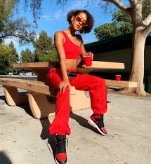 ashley coco on instagram red cuppin at a baby shower top fashionnova fashion nova red outfit red