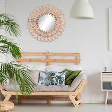 We have different styles and colours to choose from, just add cushions for extra softness. Rattan Frame Round Home Decor Mirrors For Sale Ebay