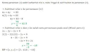 Check spelling or type a new query. Soal Dan Pembahasan Sistem Persamaan Linier Tiga Variabel 1 2 Istana Mengajar