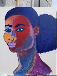 Beauty in the Eye' tiny acrylic painting 🌷the moment when it gets into an  eye accidentally and irrevocably. #fatality #perfection • Original is sold  (due to Patreon's early preview), more is coming!