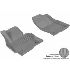 3d Maxpider 2013 2016 Mazda Cx 5 Front Row All Weather Floor Liners In Gray With Carbon Fiber Look Products In 2019 Floor Mats Grey Carpet Flooring