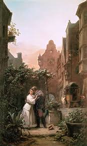Spitzweg Carl B 1808 Abschied Goodbye C 1855 2a Lovers Art Art German Art