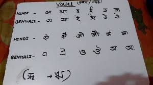 Learn Bengali Alphabets Through Hindi Language In Devanagari