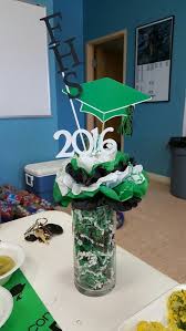 School Colors Centerpiece Diy Graduation Party Ideas For High School Diy College Graduat Graduation Party Diy Graduation Party High Senior Graduation Party